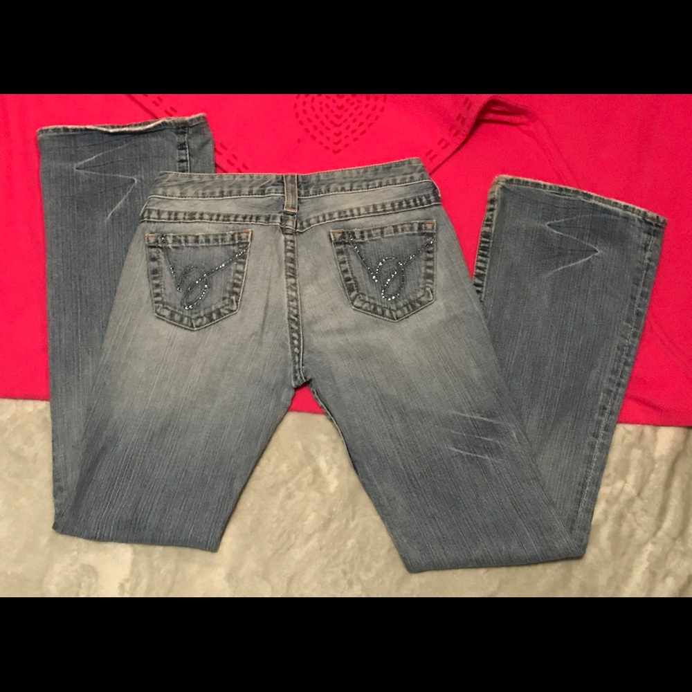 bebe Size 30 Skinny Bootcut Jeans - Picture 4 of 5